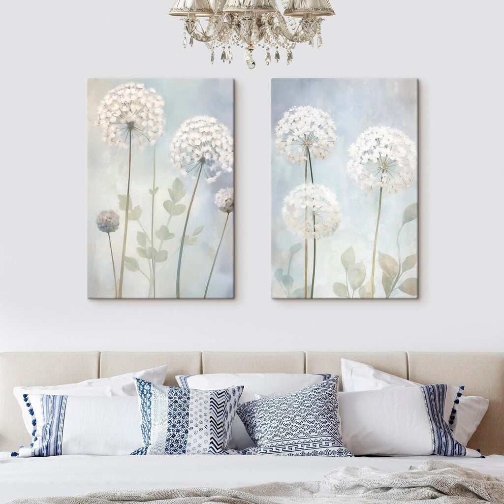 Collage of white flowers
