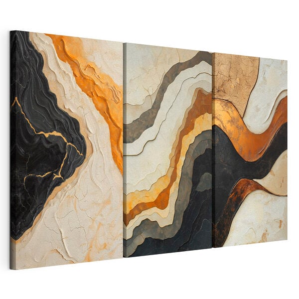 Impression sur toile modulaire Collage de différentes textures