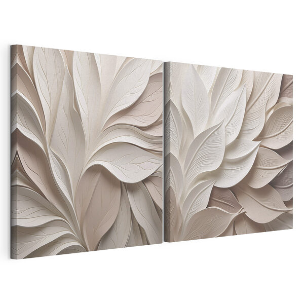 Impression sur toile modulaire Des nuances délicates aux teintes douces