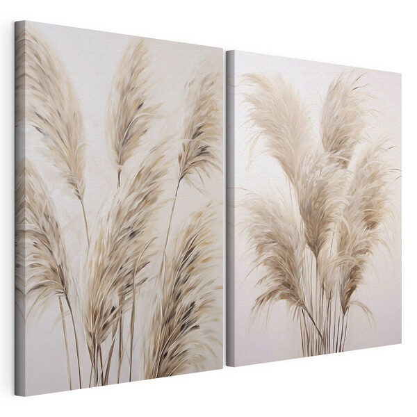 Impression sur toile modulaire Peinture représentant une plante