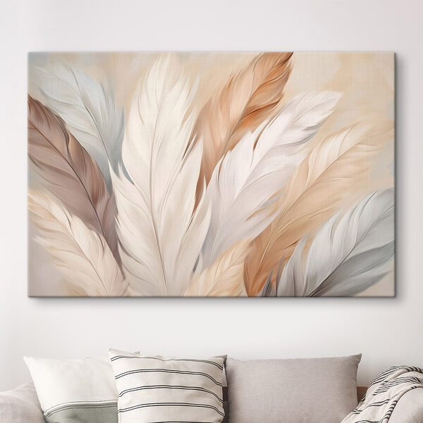 Tableaux Ensemble de plumes de différentes couleurs