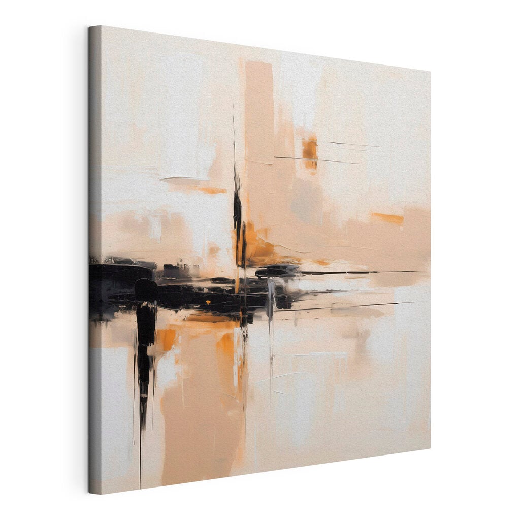 Painting of a black and white painting