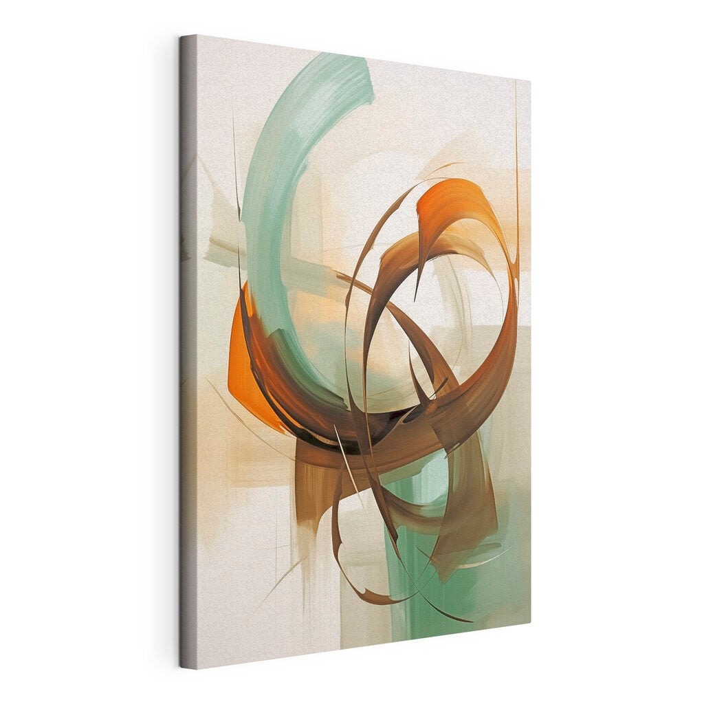 Painting of a swirly circle