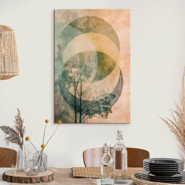 Tableaux Tableaux Arbre avec des cercles et un cercle (UGS : s47073)