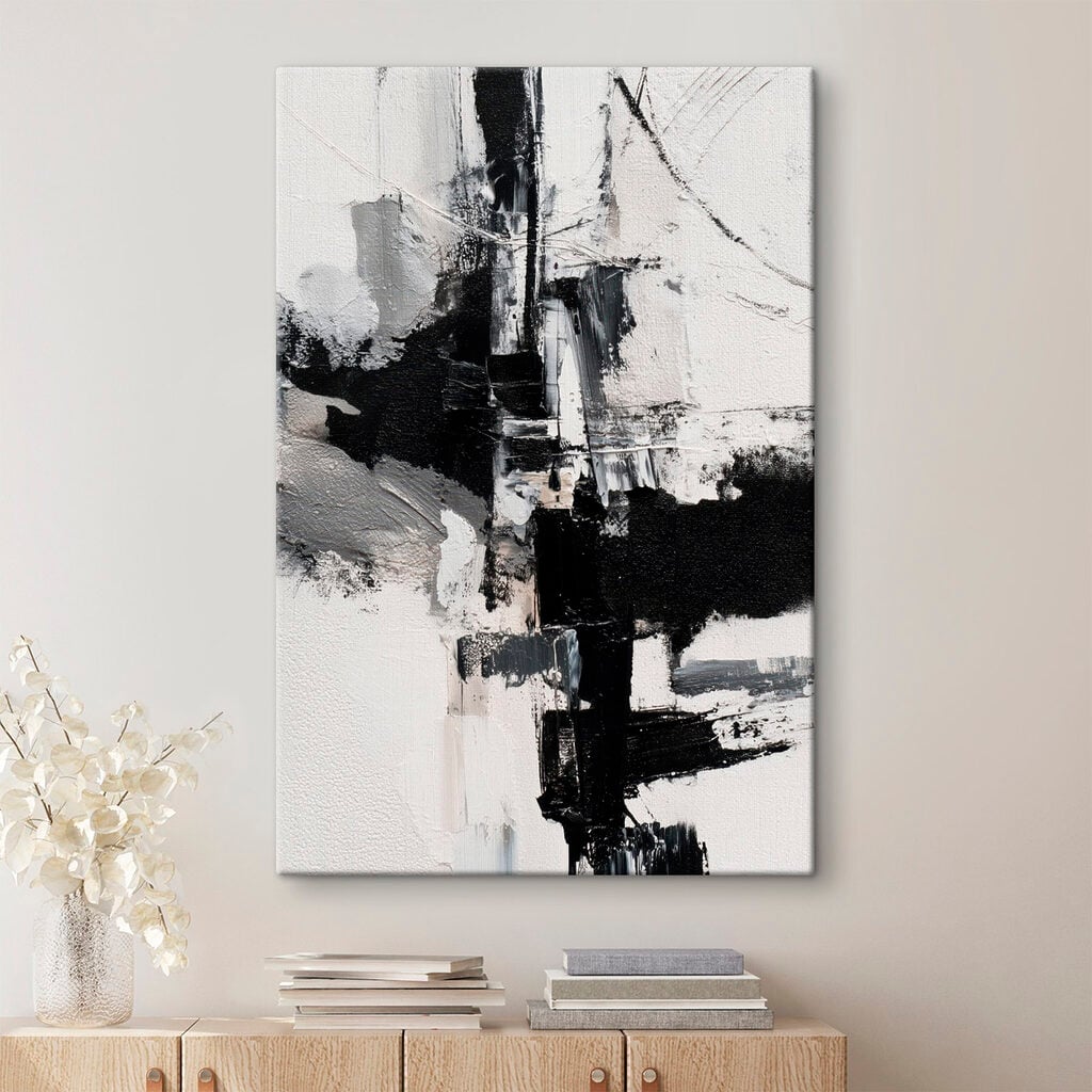 Black and white painting