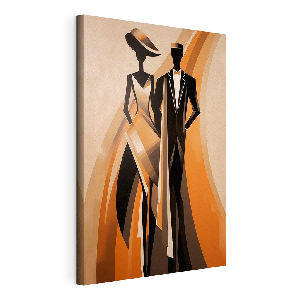 Man and woman in a suit