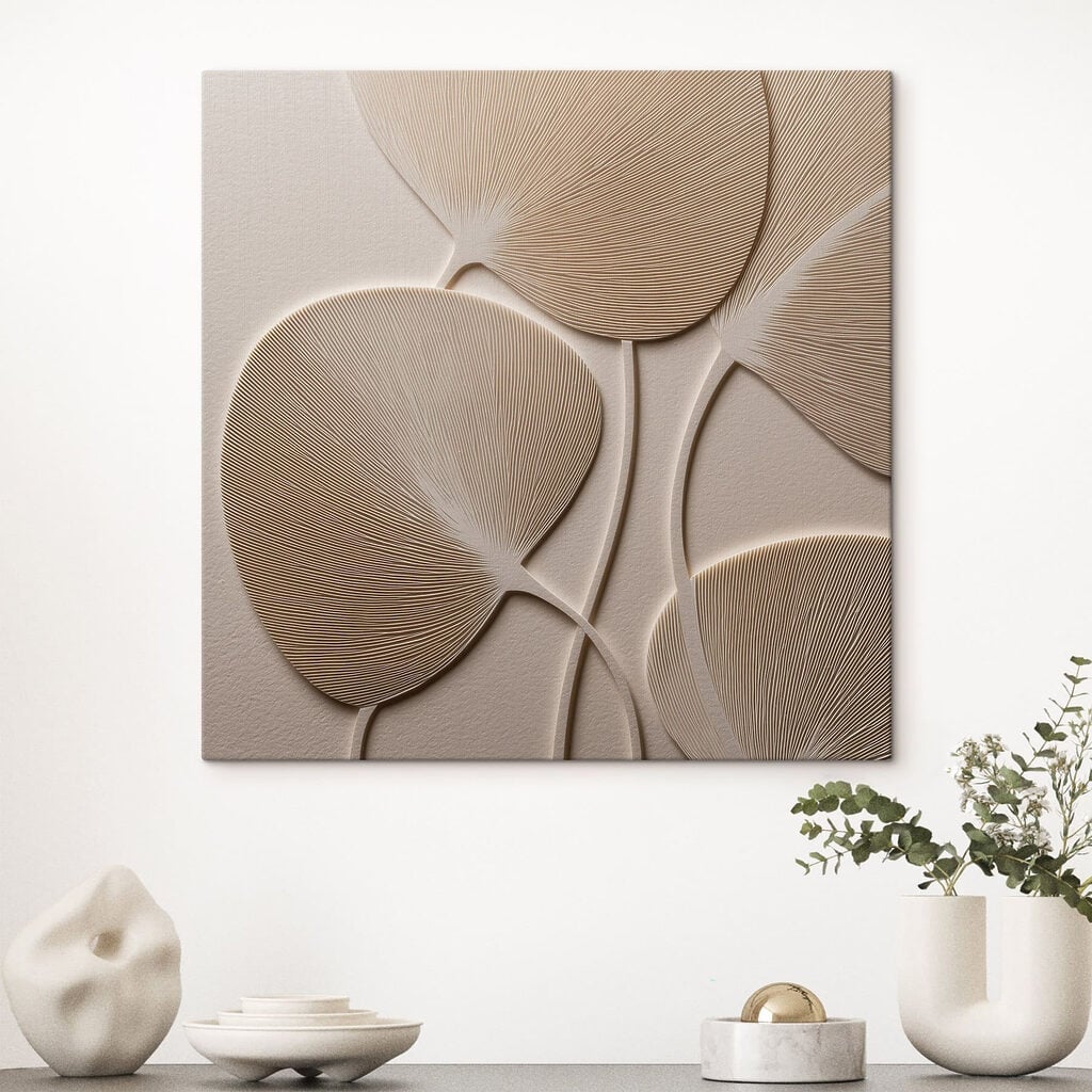 Natural textures in soft tones