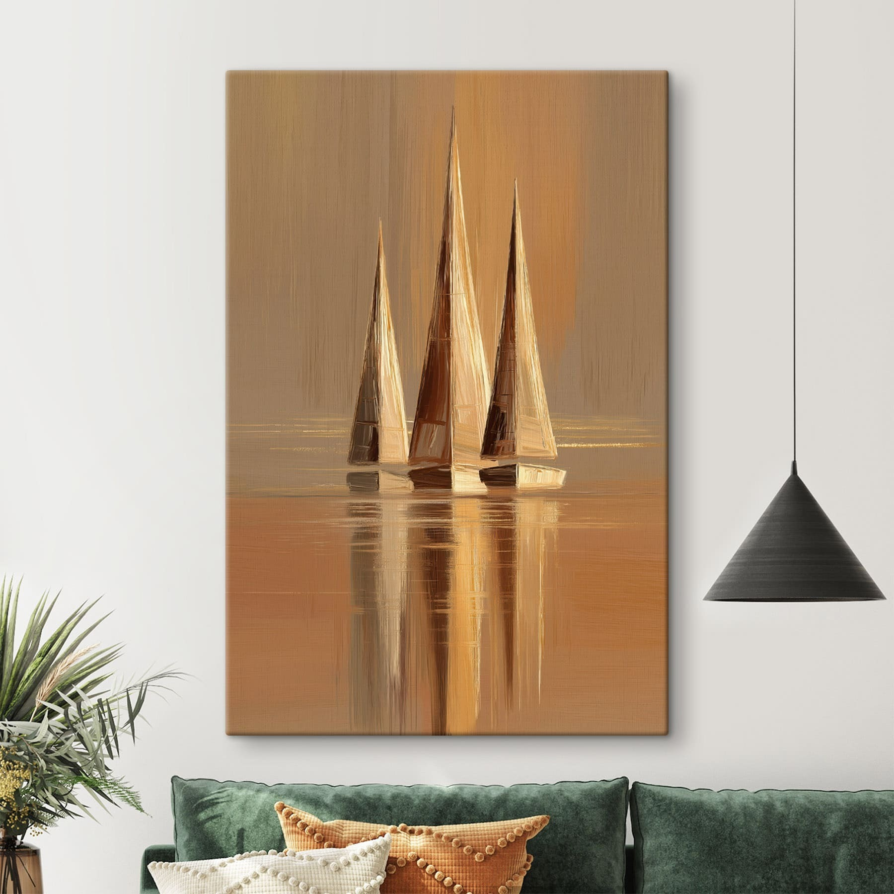 Sailboat in the water