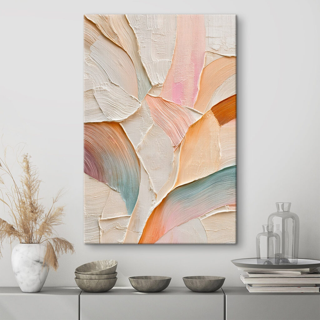 Soft hues in harmonious abstraction