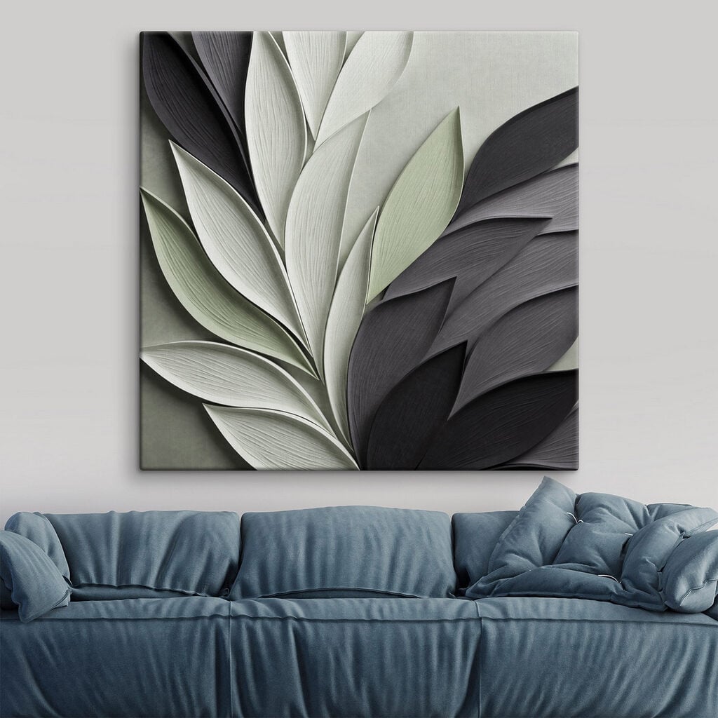 Elegant arrangement of leaf designs