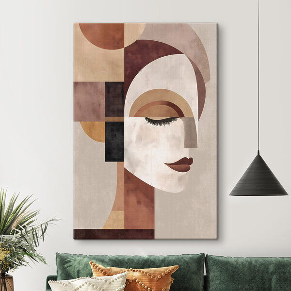 Tableaux Tableaux Visage de femme aux couleurs variées (UGS : s48523)