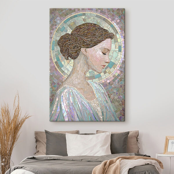 Tableaux Tableaux Mosaïque représentant une femme (UGS : s48551)