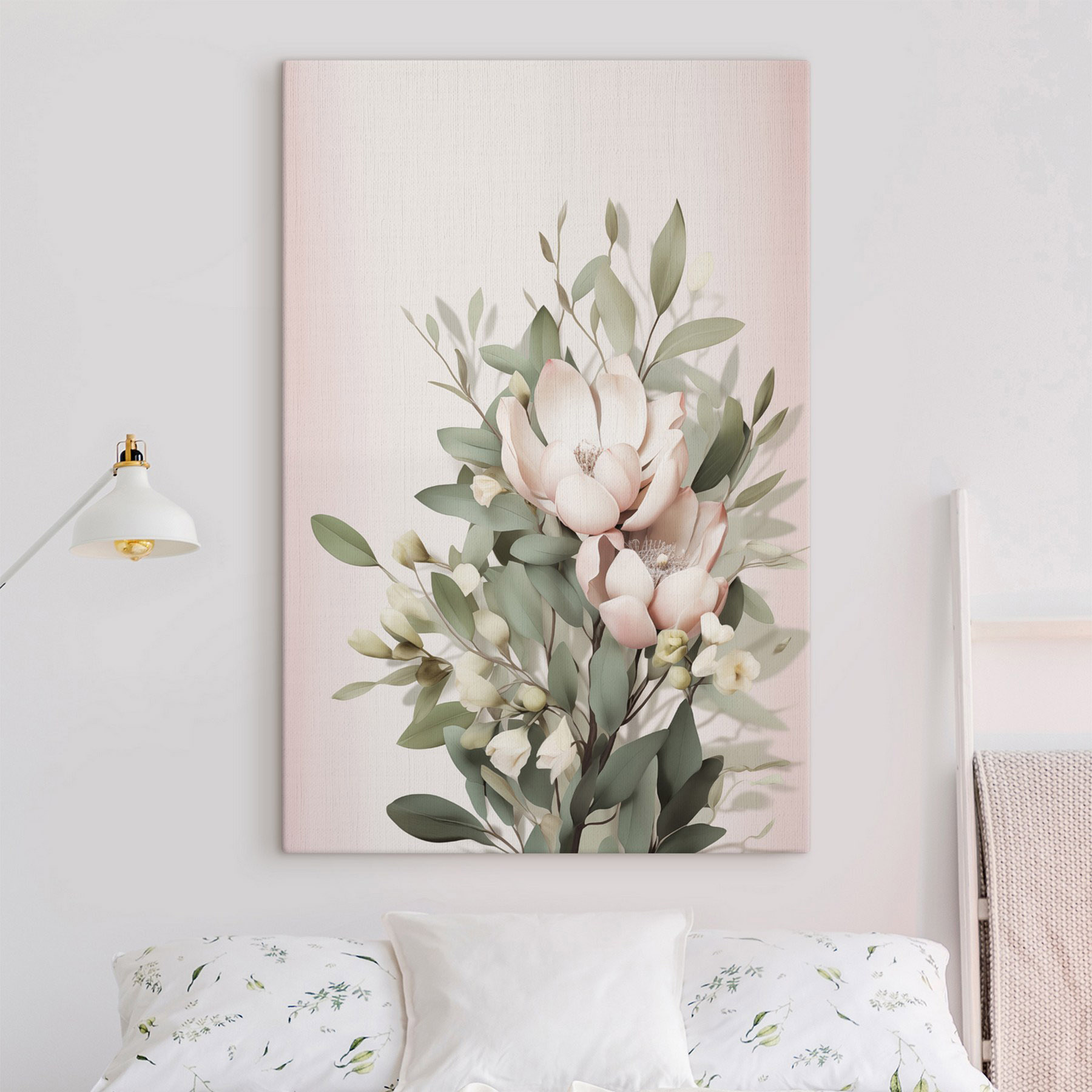 Delicate blooms in soft pastel hues