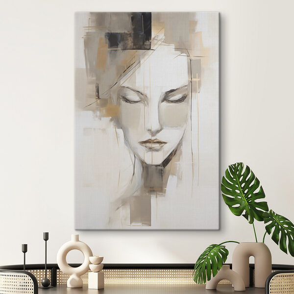 Tableaux Tableaux Peinture représentant le visage d'une femme (UGS : s48761)