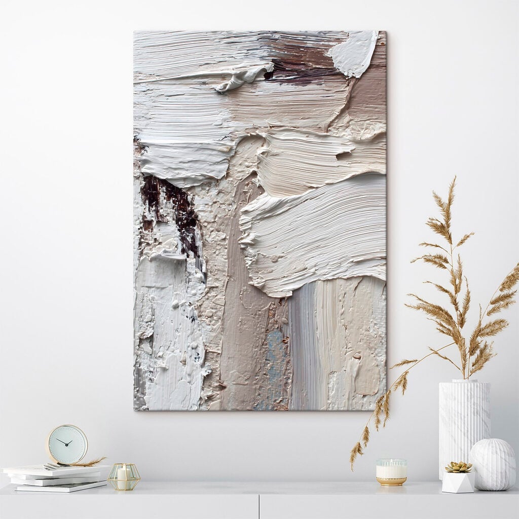 Textured layers of subtle tones