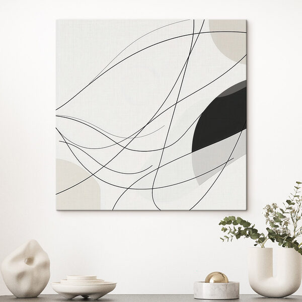 Tableaux Tableaux Art en noir et blanc (UGS : s48854)