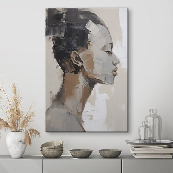 Tableaux Tableaux Peinture représentant le visage d'une femme (UGS : s48975)