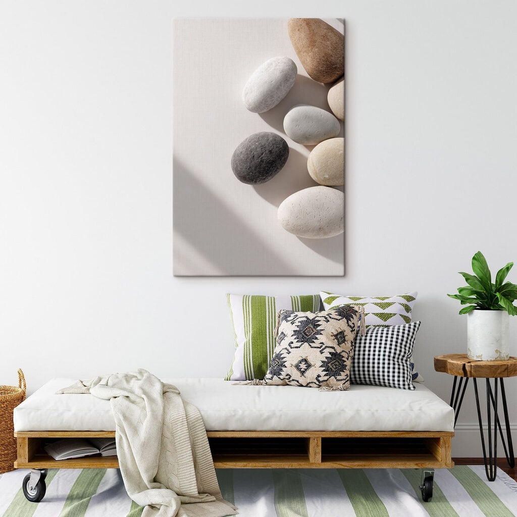 Group of oval shaped rocks
