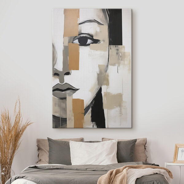 Tableaux Tableaux Peinture représentant le visage d'une femme (UGS : s49054)