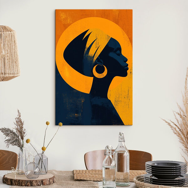 Tableaux Tableaux Profil d'une femme portant un foulard (UGS : s49085)