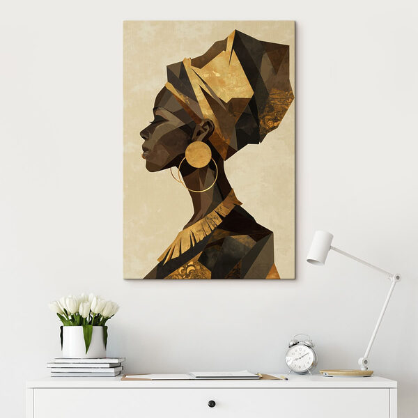 Tableaux Tableaux Profil d'une femme portant un turban (UGS : s49088)