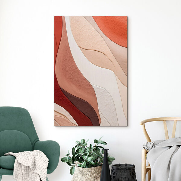 Flowing colors in soft harmony