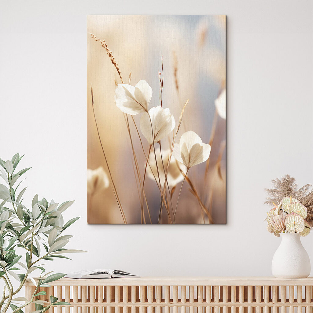 White flowers on a plant