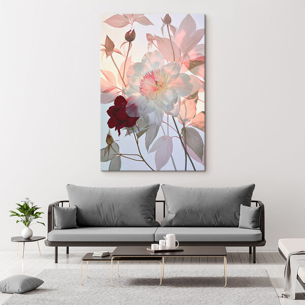 Delicate blooms with soft colors