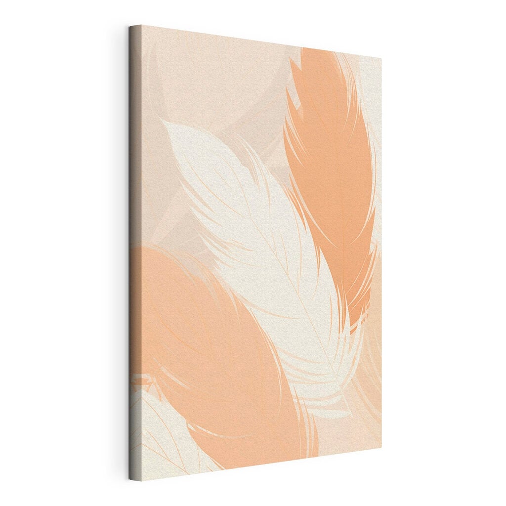 Group of feathers on a surface