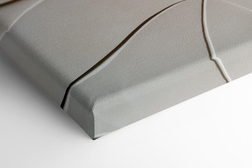 Flowing curves in soft tones