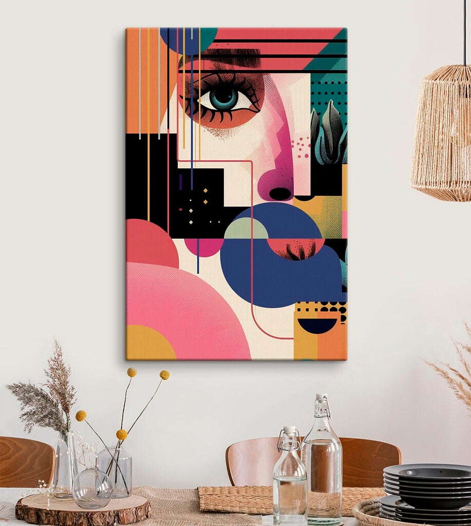 Colorful art piece of artwork